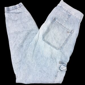 American Eagle Light Wash Denim Joggers Size 00 Regular